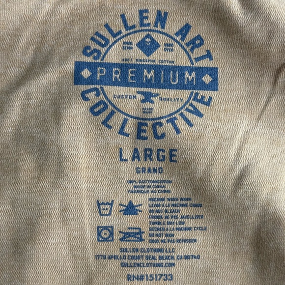 Sullen Art Collective Men’s Graphic T-shirt - Tan -Size: Large- NWT - Picture 10 of 11